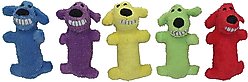 Multipet Loofa Dog The Original Squeaky Plush Dog Toy, Color Varies, Small slide 2 of 5