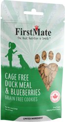 Firstmate Cage Free Duck Meal & Blueberries Grain-Free Dog Treats, 8-oz bag