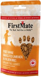 Firstmate Free Range Grass Fed Lamb & Blueberries Mini Trainer Grain-Free Dog Treats, 8-oz bag