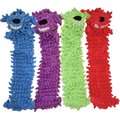 Multipet Loofa Floppy Light-Weight Squeaky Stuffing-Free Dog Toy, Color Varies, 12-in, 1 count
