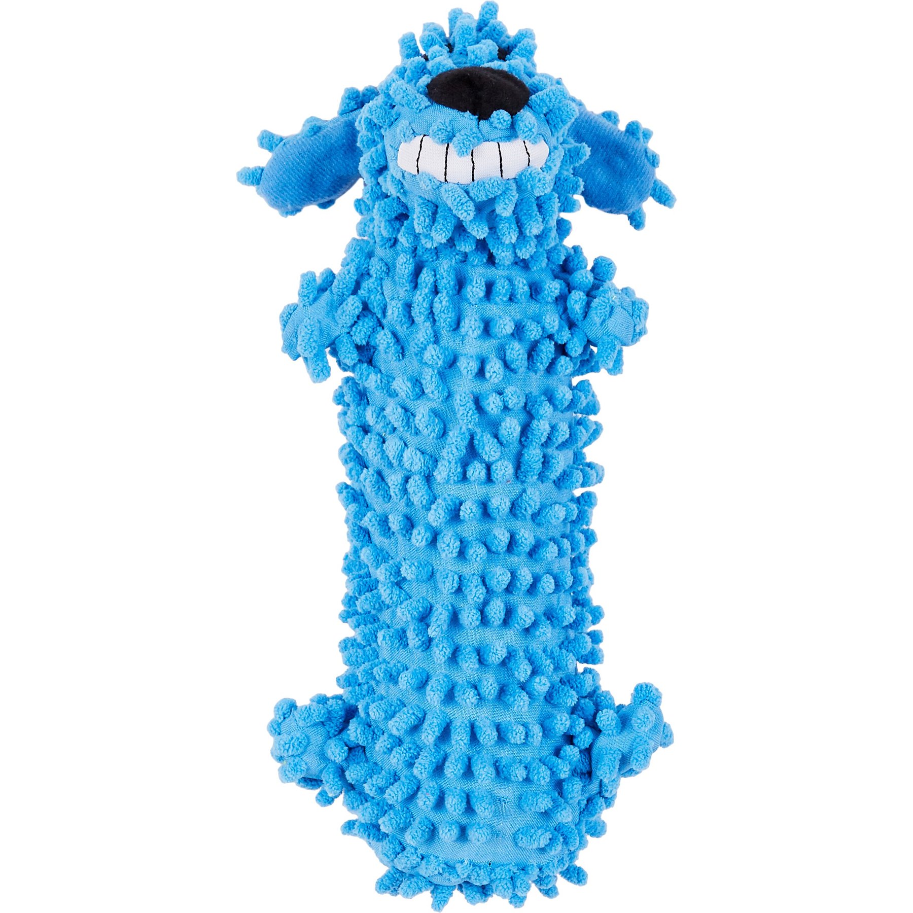 Multipet Loofa Floppy Water Bottle Buddies Squeaky Plush Dog Toy, Color Varies