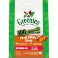 Greenies Regular Sweet Potato Natural Dental Dog Treats, 12 count