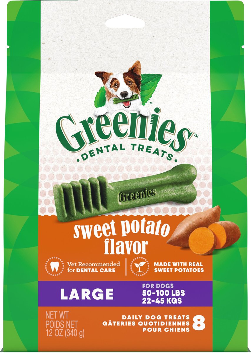 Greenies large hot sale dog treats