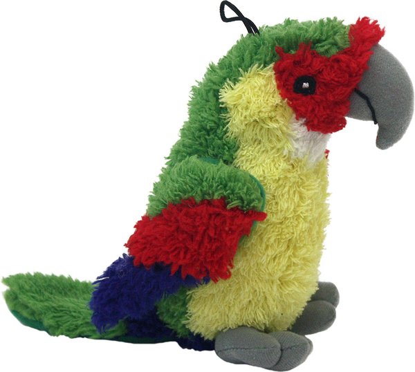 Multipet Look Who's Talking Parrot Plush Dog Toy slide 1 of 3
