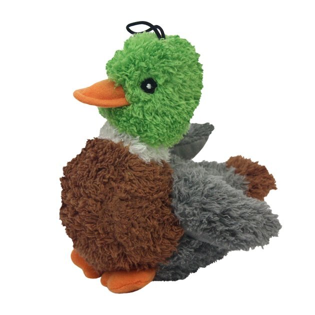MULTIPET Look Who's Talking Duck Plush Dog Toy