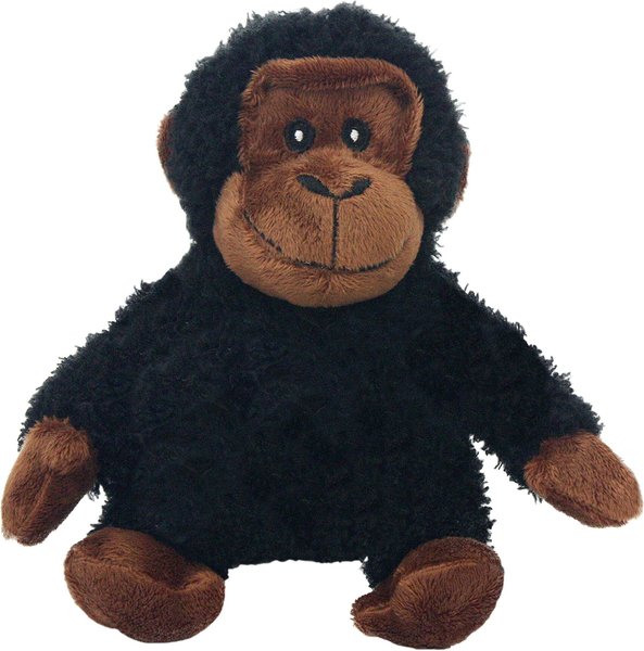 MULTIPET Look Who's Talking Chimpanzee Plush Dog Toy 