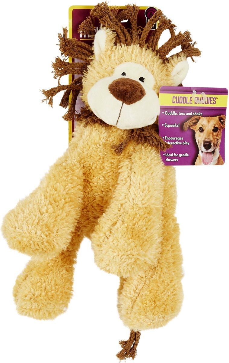 MULTIPET Mane Event Plush Dog Toy, Lion