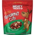 Meaty Treats Gourmet Cuts Beef & Rice Flavor Soft & Chewy Dog Treats, 25-oz bag