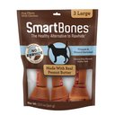 SmartBones Large Peanut Butter Chew Bones Dog Treats, 3 count