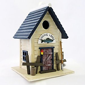 Home Bazaar Log Cabin Birdhouse
