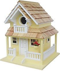 Home Bazaar Backyard Bird Cottage, Yellow