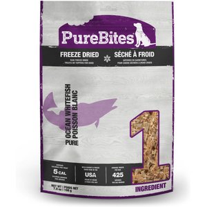 PureBites Ocean Whitefish Freeze-Dried Raw Dog Treats, 7.0-oz