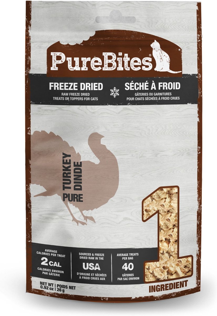UBite Raw Bits Free Run Turkey Freeze-Dried Cat Treats