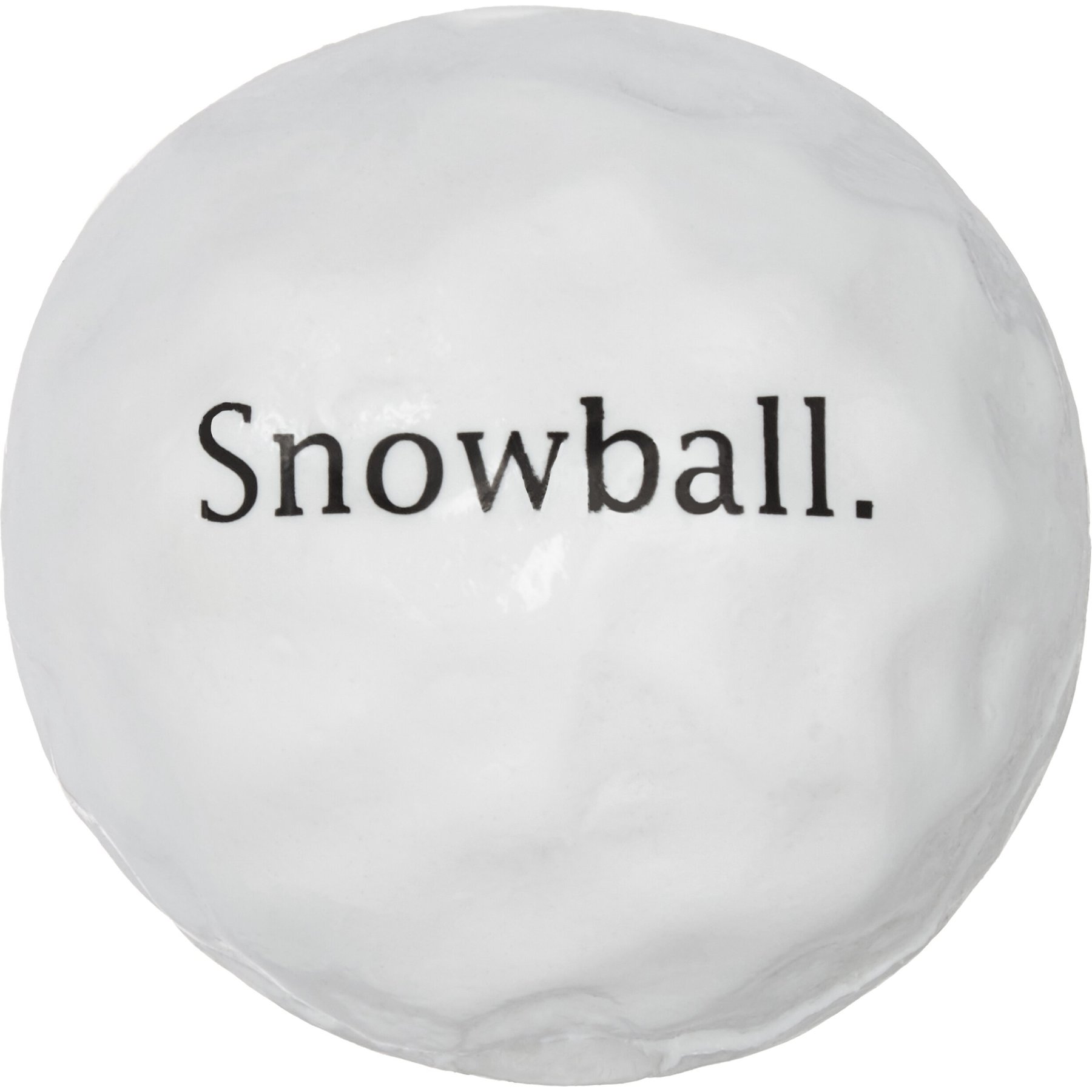 Snowball best sale dog toy