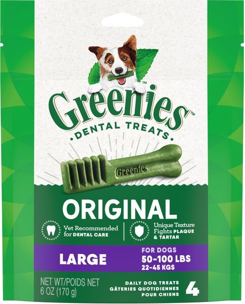 Greenies Large Dental Dog Treats, 4 count slide 1 of 9