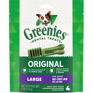 Greenies Large Dental Dog Treats, 4 count