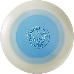 Planet Dog Orbee-Tuff ZOOM Flyer Dog Toy, Glow/Blue