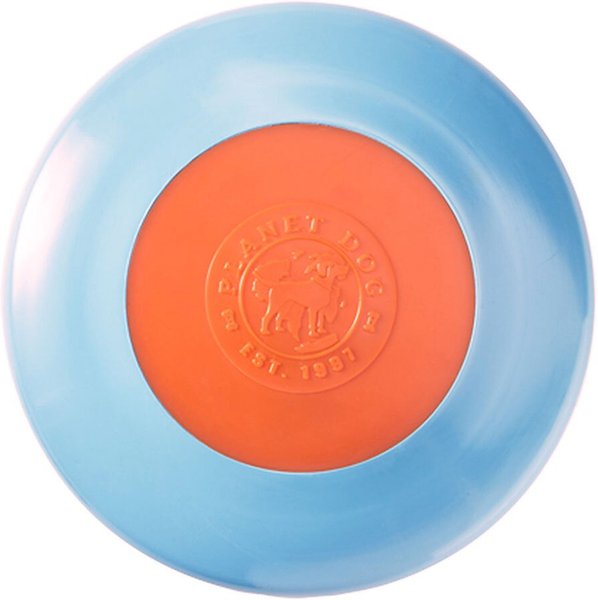 Planet Dog Orbee-Tuff ZOOM Flyer Dog Toy, Blue/Orange slide 1 of 10