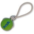 Planet Dog Orbee-Tuff Fetch Ball with Rope Tough Dog Chew Toy, Green
