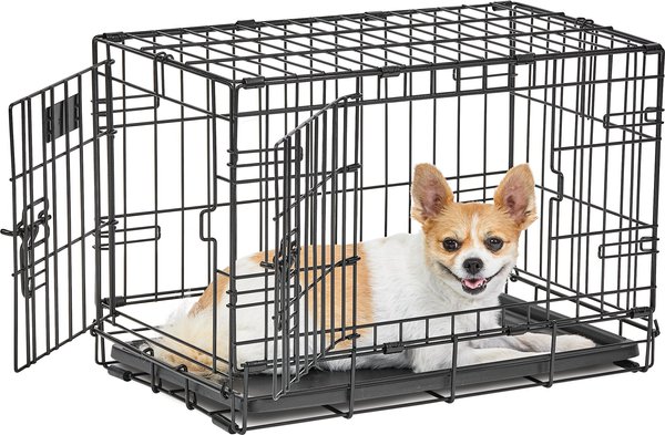 MidWest LifeStages Double Door Collapsible Wire Dog Crate, 22 inch slide 1 of 10