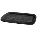 MidWest Quiet Time Fleece Dog Crate Mat, Gray, 36-in