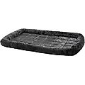 MidWest Quiet Time Fleece Dog Crate Mat, Gray, 48-in