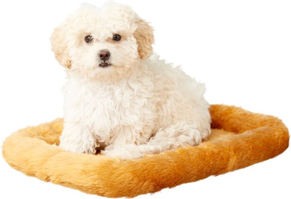 MidWest Quiet Time Fleece Dog Crate Mat, Cinnamon, 18-in slide 1 of 8