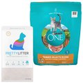 Purina ONE Tender Selects Blend with Real Chicken Dry Food + PrettyLitter Cat Litter