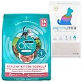 Purina ONE Healthy Kitten Formula Dry Food + PrettyLitter Cat Litter