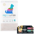 Sheba Perfect Portions Multipack Salmon & Tuna Cuts Wet Food + PrettyLitter Cat Litter