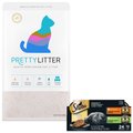 Sheba Perfect Portions Multipack Poultry Entrees Wet Food + PrettyLitter Cat Litter