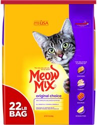 Meow Mix Tender Centers Salmon & White Meat Chicken Dry Food + PrettyLitter Cat Litter slide 2 of 9
