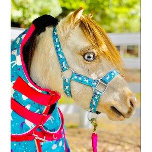 Star Point Horsemanship Mini-Pony-Livestock Printed Halter, Unicorns, Large