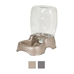 Petmate Pearl Pet Cafe Waterer, Tan, 1-gal