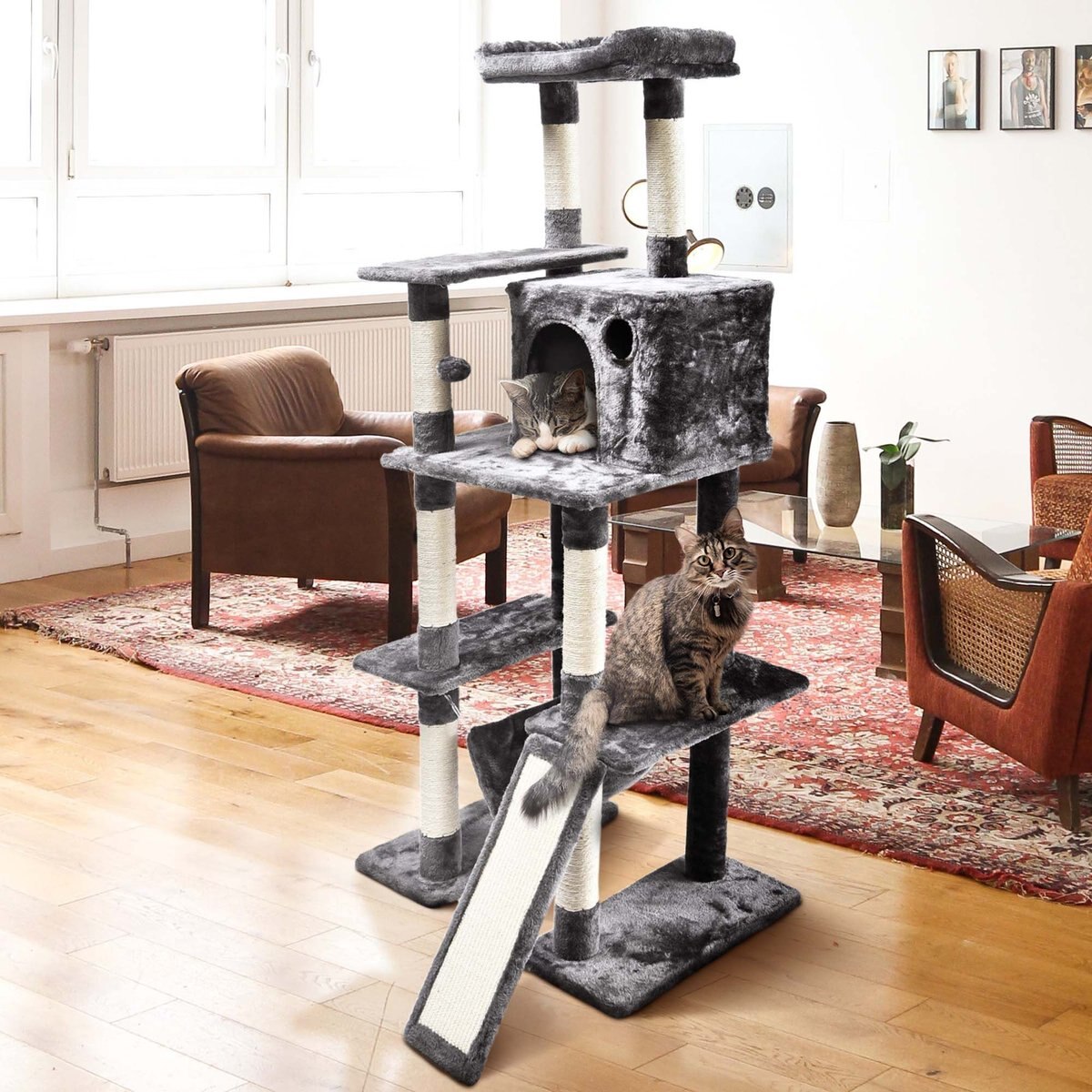 chewy.com | Cat Craft 7-Level Plush & Sisal Cat Activity Tree
