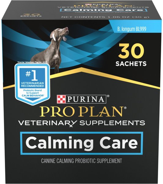 Purina Pro Plan Veterinary Diets Calming Care Liver Flavored Powder Calming Supplement for Dogs, 30 count slide 1 of 10