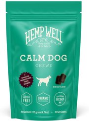 Hemp Well Calming Soft Chew Supplement for Dogs, 30 count
