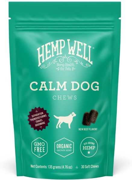 Hemp Well Calming Soft Chew Supplement for Dogs, 30 count slide 1 of 6