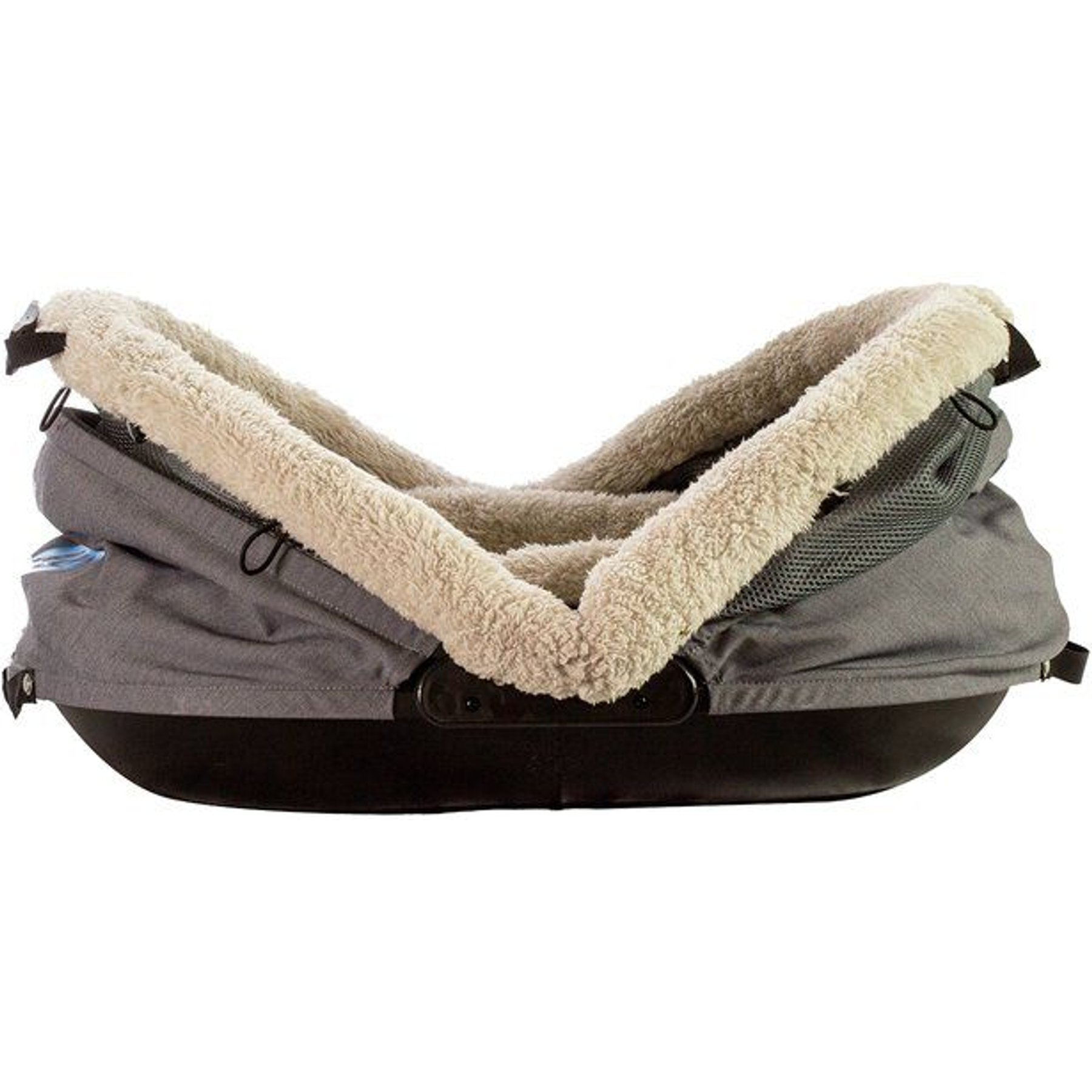 Bear Bear Pet Nest & Go Pet Bed & Carrier, Gray