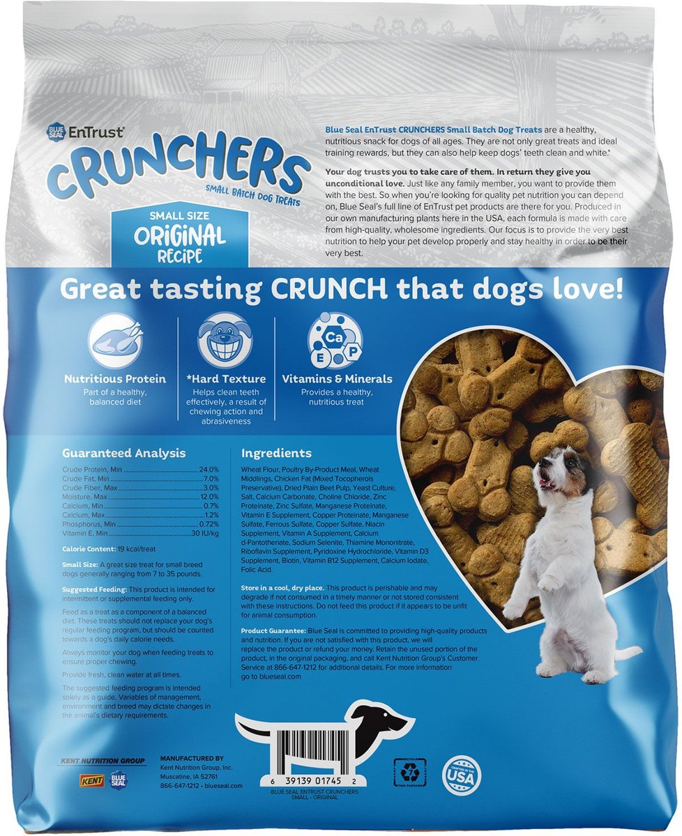 Kent / Blue Seal Crunchers Holiday Bulk Box Biscuits Dog Treats, 10-lb box