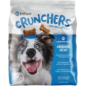 Blue Seal EnTrust Crunchers Original Crunchy Dog Treats, Medium, 3.5-lb bag