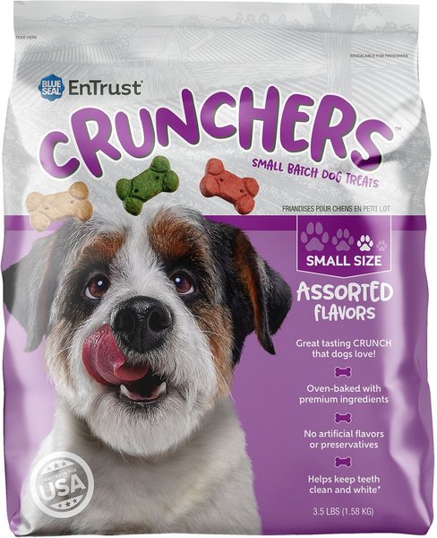 Blue Seal EnTrust Crunchers Assorted Crunchy Dog Treats, Small, 3.5-lb bag slide 1 of 9