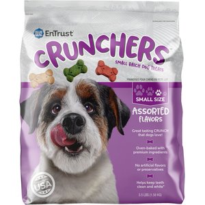 Blue Seal EnTrust Crunchers Assorted Crunchy Dog Treats, Small, 3.5-lb bag
