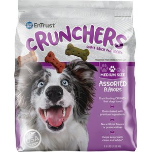 Blue Seal EnTrust Crunchers Assorted Crunchy Dog Treats, Medium, 3.5-lb bag