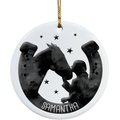 Custom Personalization Solutions Horse & Rider Personalized Christmas Tree Ornament