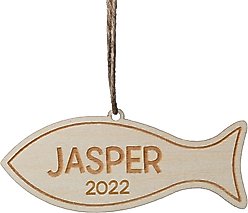 Custom Personalization Solutions Sweet Kitty Wooden Personalized Christmas Tree Ornament