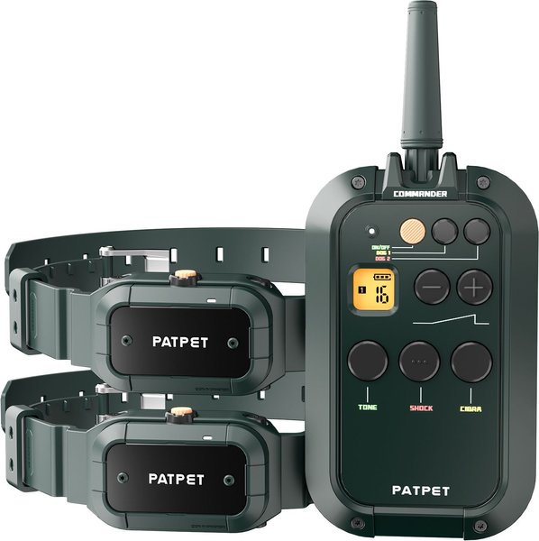 PATPET P920B Outdoor Dedicated 1300M Remote Dog Training Collar, Dark