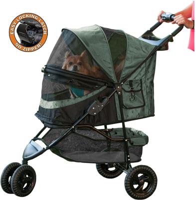 Show full view: Pet Gear Special Edition No-Zip Dog & Cat Stroller, Sage slide 2 of 9