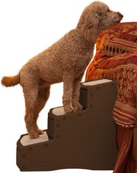 Pet Gear Easy Step III Extra Wide Cat & Dog Stairs, Chocolate