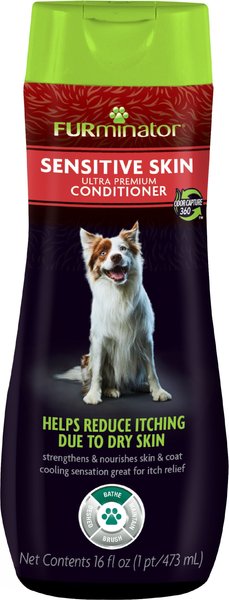 FURminator Sensitive Skin Ultra Premium Dog Conditioner, 16-oz bottle slide 1 of 8